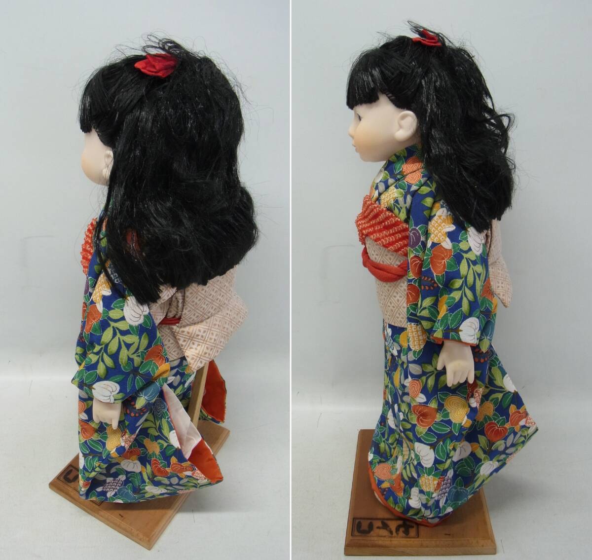 ☆鈴乃屋 着付人形 セイコちゃん 高さ約46cm セキグチ セイコ 着付け人形 着物 着付 和装 和服 子供 人形 置物 レトロ ビンテージ 100_画像5