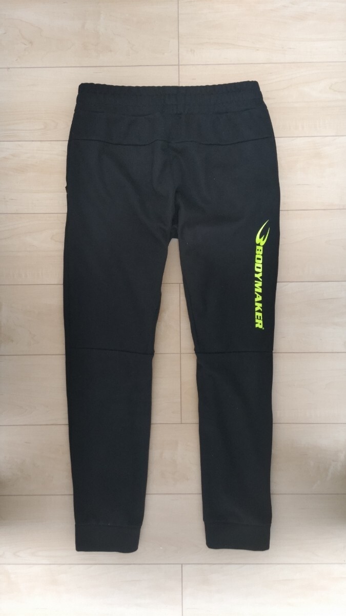 美品 ボディーメーカー BODYMAKER 黒 ブラック M ジョガーパンツ スキニー ストレッチ スポーツ サッカー トレーニング ジム ランニング _画像1