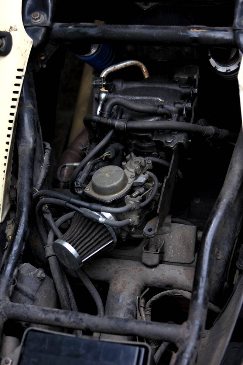 【フルカスタム】HONDA フュージョン250 FUSION250 サス4cmダウン ワンオフマフラー 新品パーツ多数：LEDライト 現状販売 1034_画像8