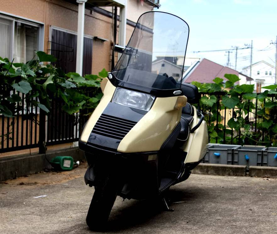 【フルカスタム】HONDA フュージョン250 FUSION250 サス4cmダウン ワンオフマフラー 新品パーツ多数：LEDライト 現状販売 1034_画像1