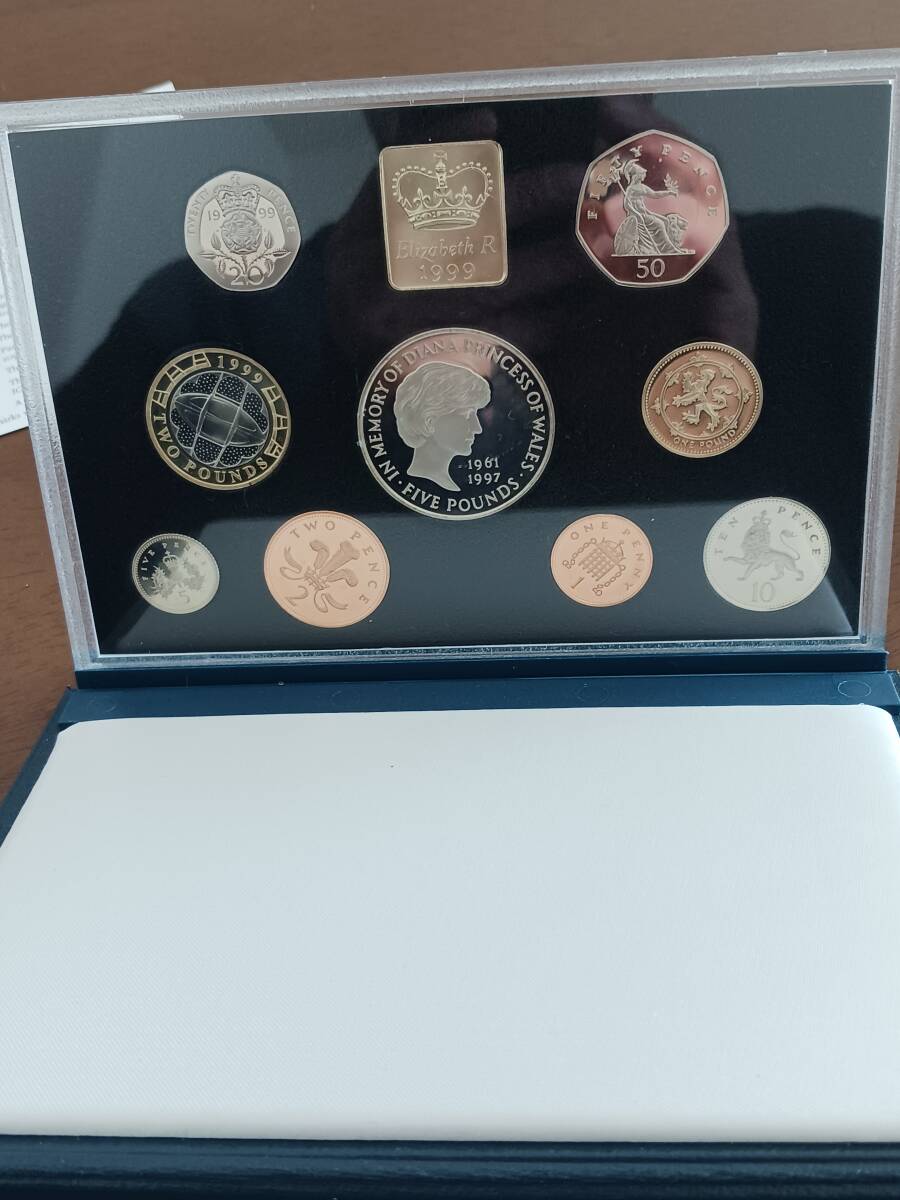 ★英国★ダイアナ妃追悼★PROOF SET★9PCS★1999年★RoyalMint★_画像6