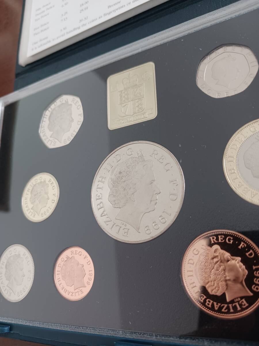 ★英国★ダイアナ妃追悼★PROOF SET★9PCS★1999年★RoyalMint★_画像8