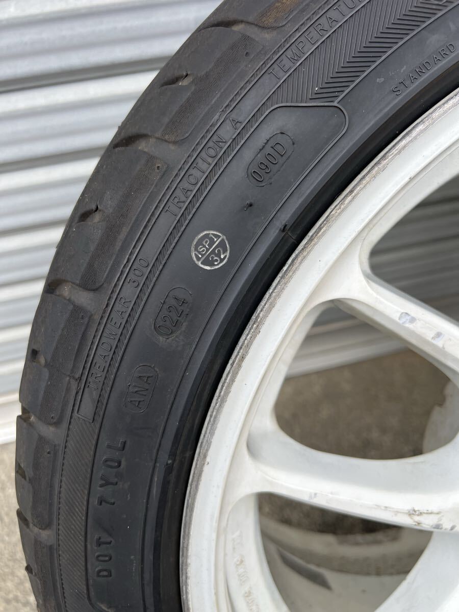 ワーク WORK エモーションKAI 18×8.5J+37 5H114.3 ケンダ　KR20 225/45ZR18 2本 ドリケツ PCD114_画像5