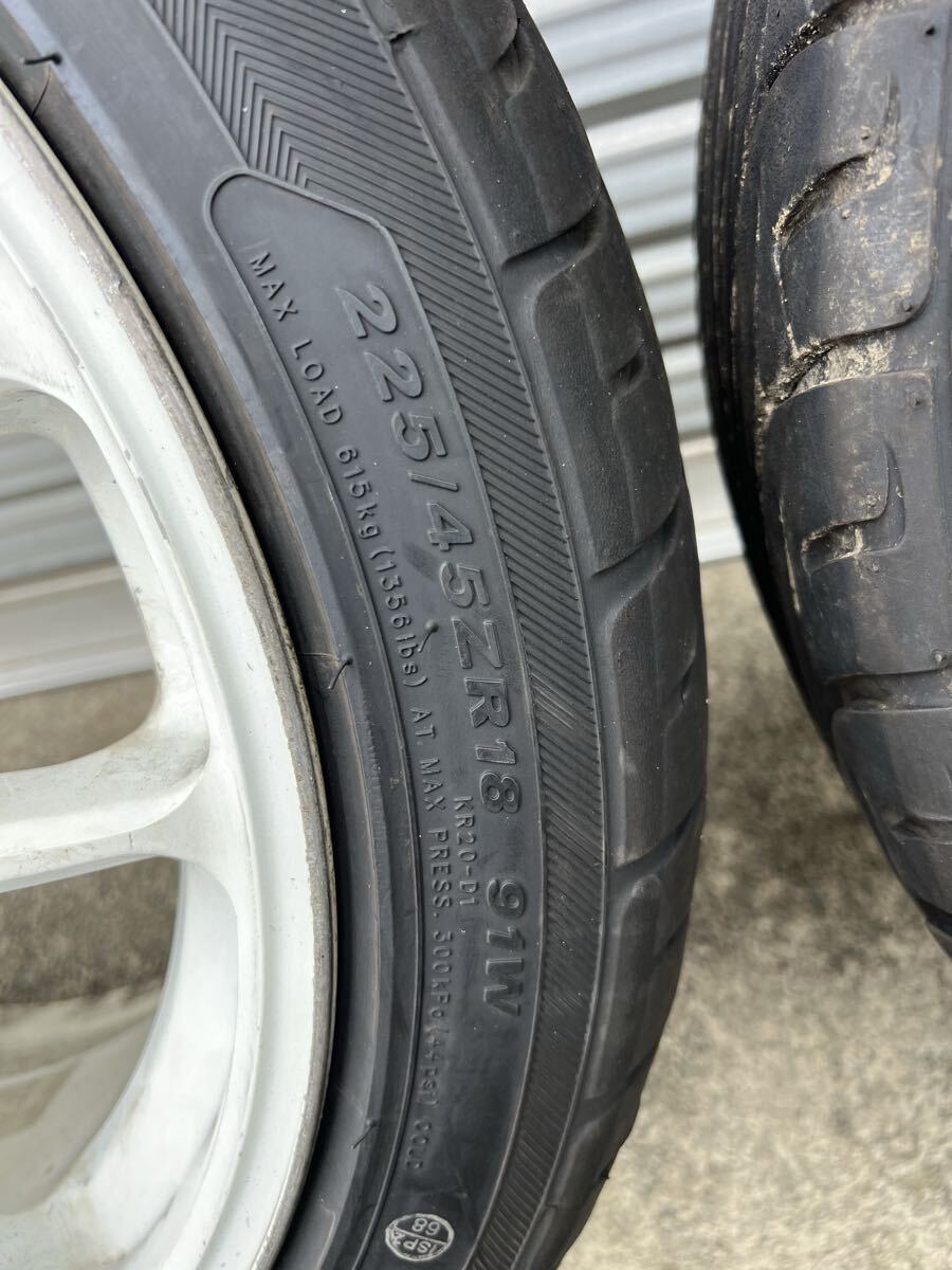 ワーク WORK エモーションKAI 18×8.5J+37 5H114.3 ケンダ　KR20 225/45ZR18 2本 ドリケツ PCD114_画像6