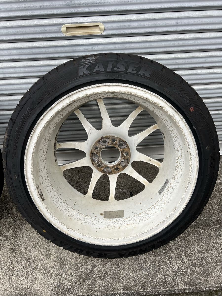 ワーク WORK エモーションKAI 18×8.5J+37 5H114.3 ケンダ　KR20 225/45ZR18 2本 ドリケツ PCD114_画像8