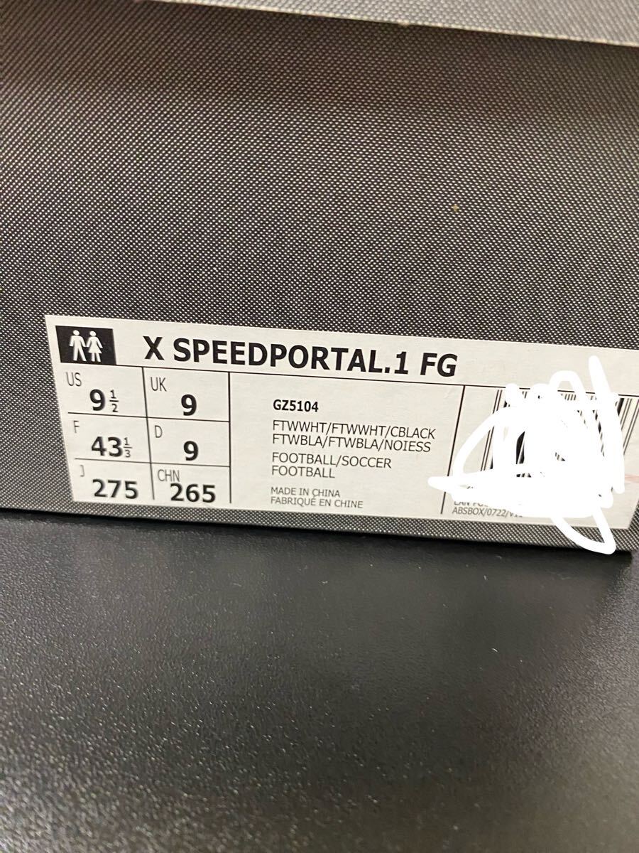 【極美品！】adidas X speed portal.1 FG 27.5cm_画像4