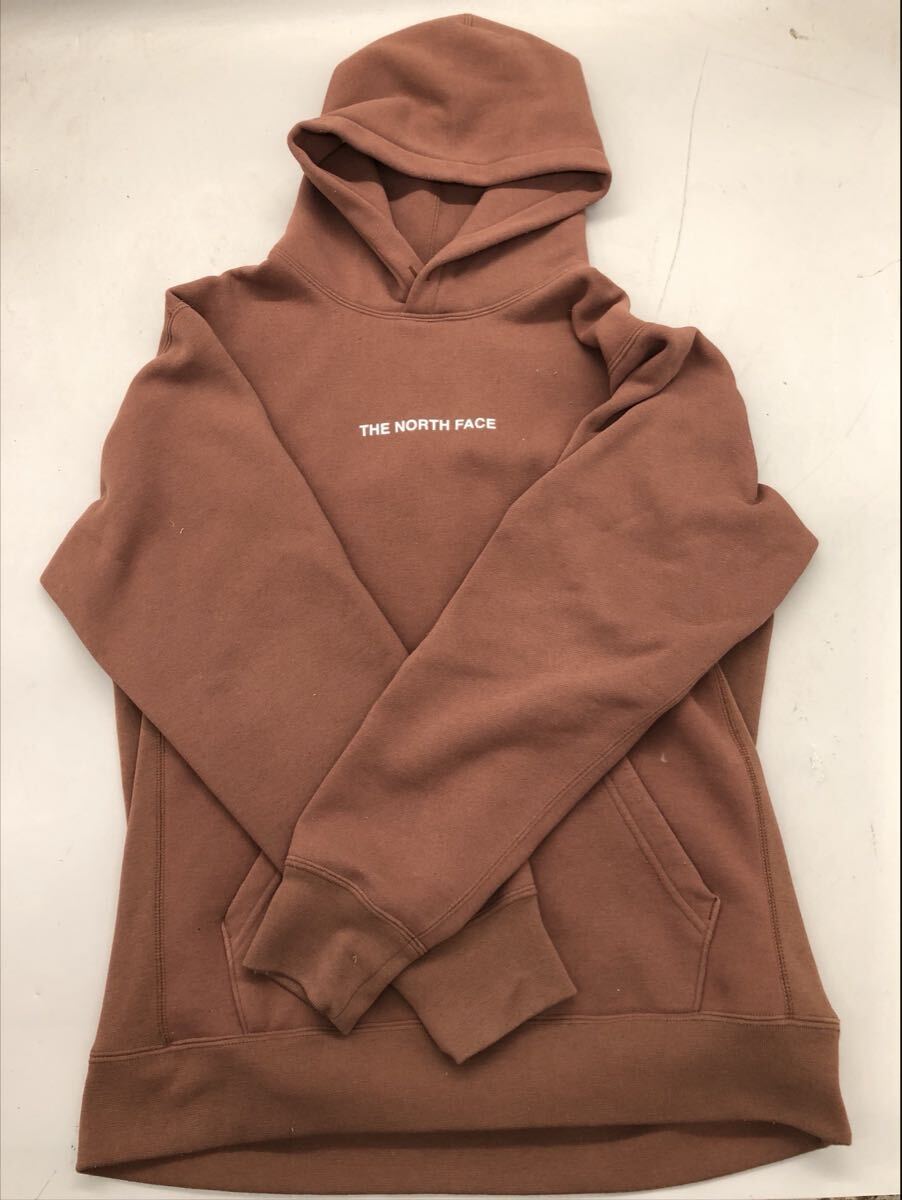 ◯ THE NORTH FACE ザノースフェイス パーカー Lサイズ ブラウン 中古 ノースフェイス　_画像1
