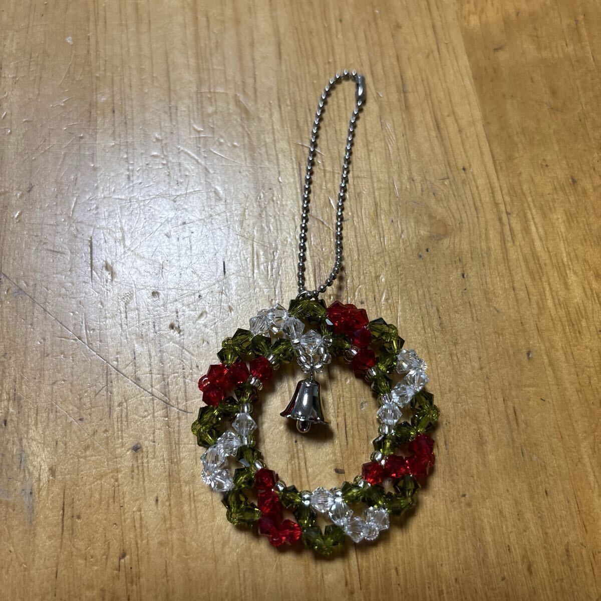 ハンドメイド クリスマスリースチャーム_画像1