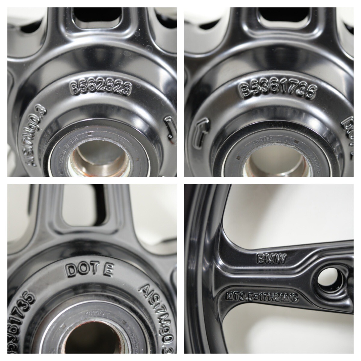 t05 新車外し! BMW 純正 フロント リア ホイール セット RnineT Pure racer ピュア レーサー サスペンション フォーク_画像10