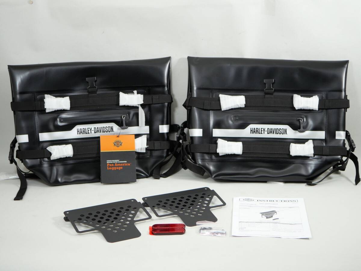 t18 新品! ハーレーダビッドソン 純正 オプション ソフト サドルバッグ パンアメリカ RA1250 RA1250S サイドバッグ パニアケース_画像1
