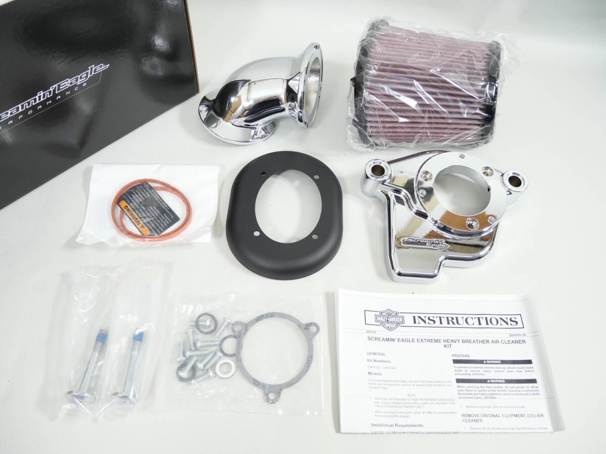u23 新品! 定価12万 ハーレーダビッドソン 純正 スクリーミンイーグル エアクリーナー ツーリング ソフテイル FLST FLHT FLTR FLHX_画像3