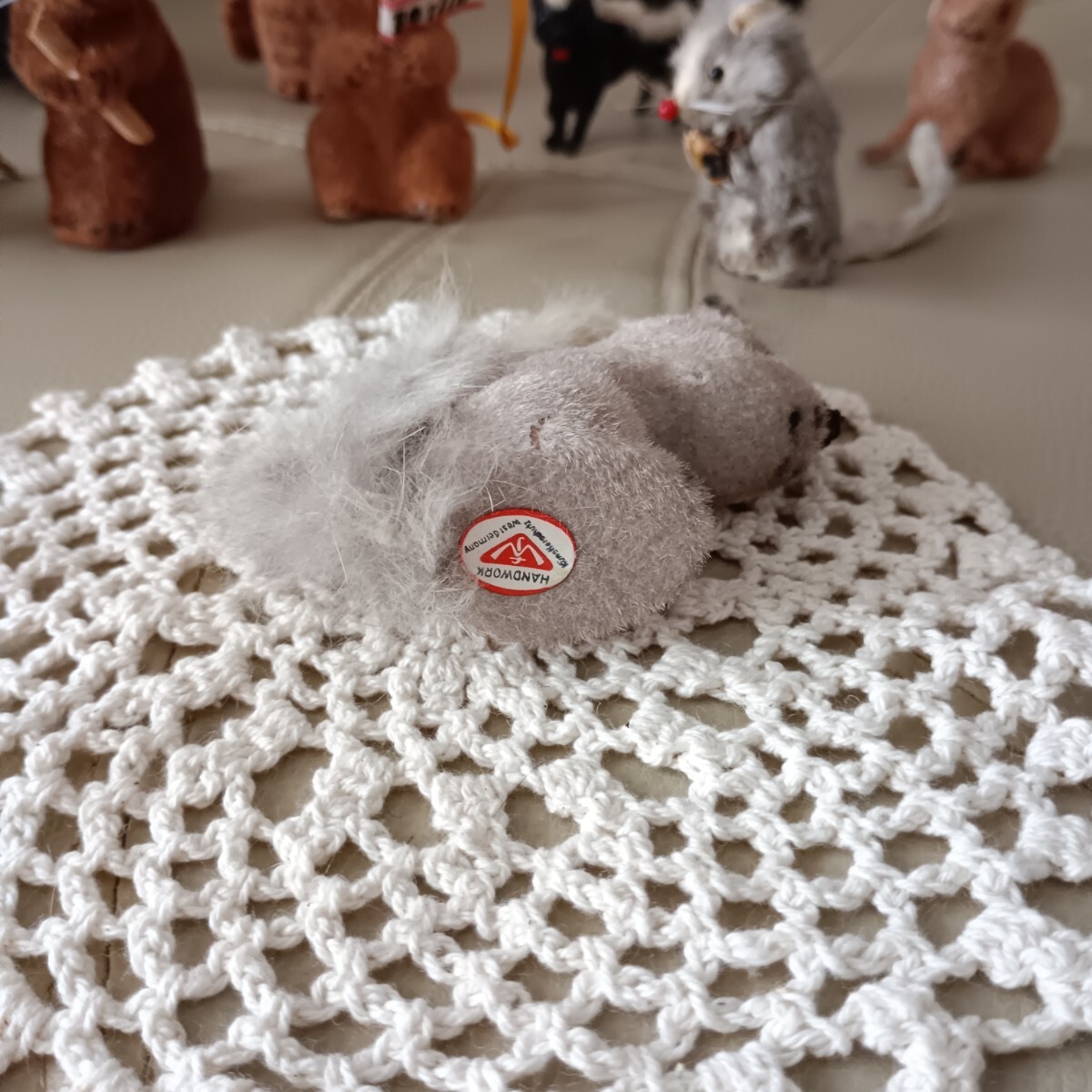 Xmas レア 1966年 廃盤 西ドイツ ワグナー Wagner リス 栗鼠 シュタイフ オーナメント 田中達也 職人 手作 動物 フィギュア ミニチュア模型_画像4