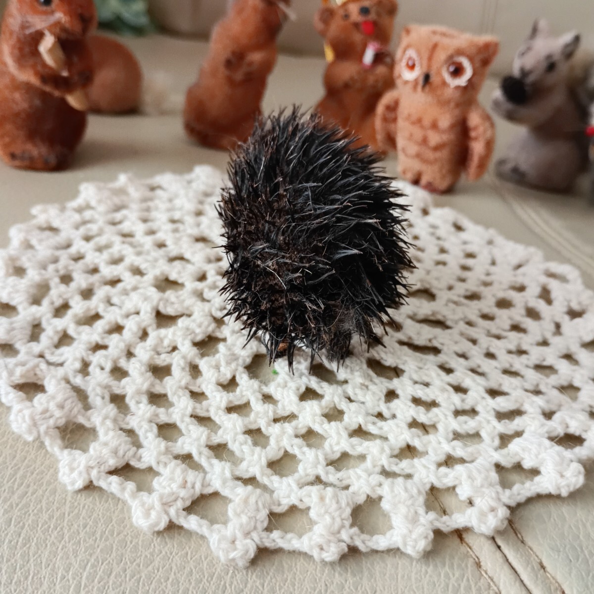 Xmas レア 廃盤 1966年 西ドイツ ワグナー Wagner ハリネズミ 鼠 干支 フィギュア 1点物田中達也 職人 動物 フィギュア ミニ 模型 ジオラマ_画像4