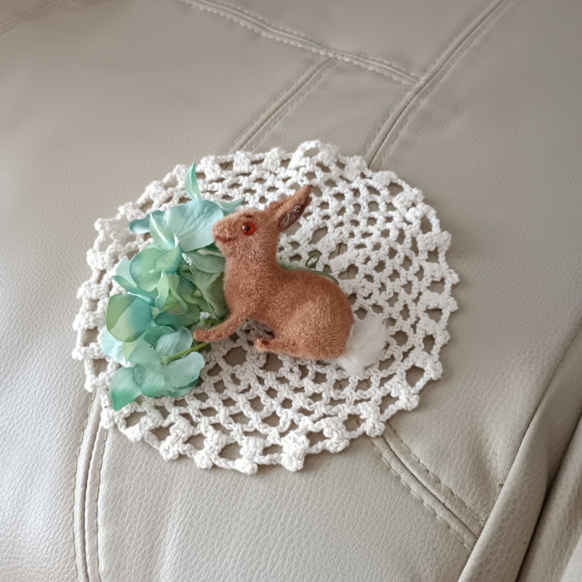 Xmas レア 廃盤 1966年 西ドイツ 野うさぎ ワグナー Wagner 干支 1点物 フィギュア シュタイフ ピーターラビット 模型 田中達也 ジオラマ_画像1