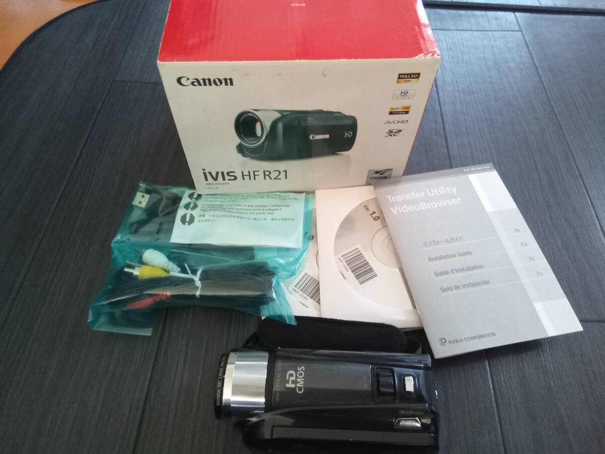 キャノンビデオカメラ　iVIS HFR21_画像1