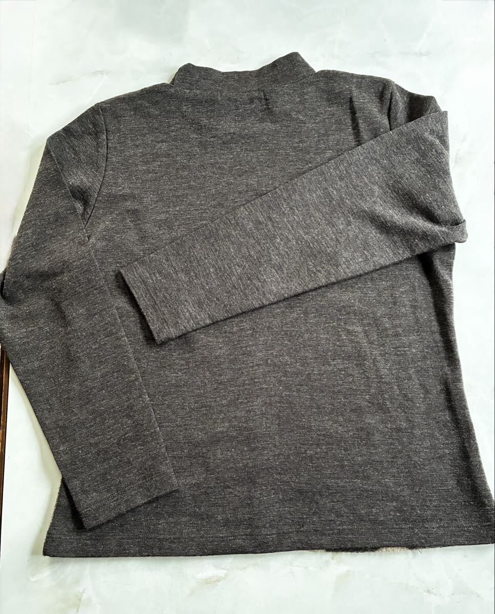 chercher 長袖カットソー 総柄 Sサイズ　ブラウン系 _画像2