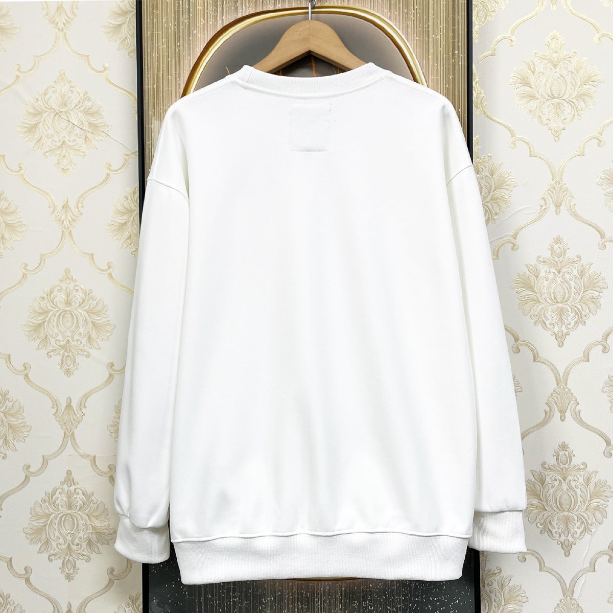 高級EU製&定価4万◆UABONI*Paris*トレーナー*ユアボニ*パリ発◆綿100% 高級 モノグラム クマ トップス カットソー トレンド 日常着 L/48_画像2