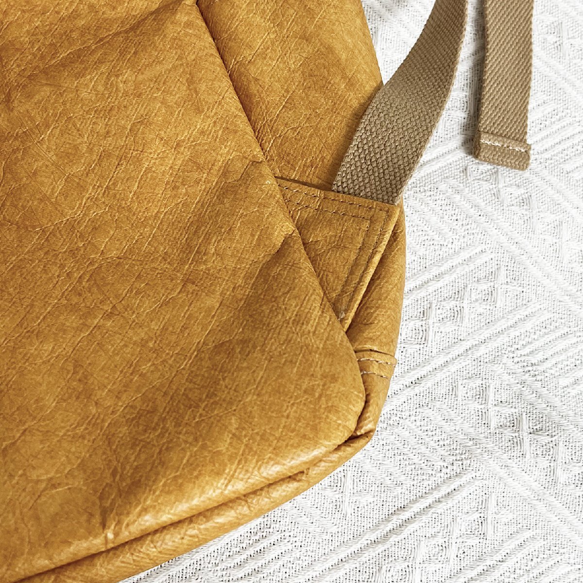 最高級EU製 定価13万★christian milada・ミラノ発・リュックサック★タイベック 撥水 耐久 通気 軽量 バックパック 大容量 通勤 通学_画像8