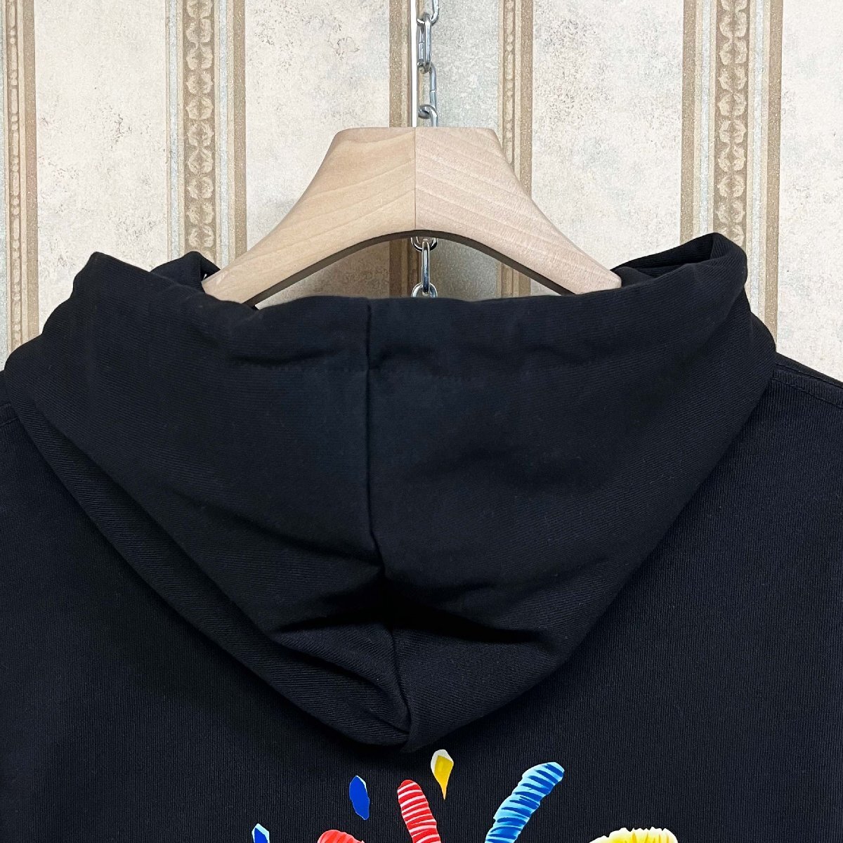 個性 定価4万 FRANKLIN MUSK・アメリカ・ニューヨーク発 パーカー 綿100％ ソフト 花火 トップス スウェット カジュアル 日常着 サイズ4_画像4