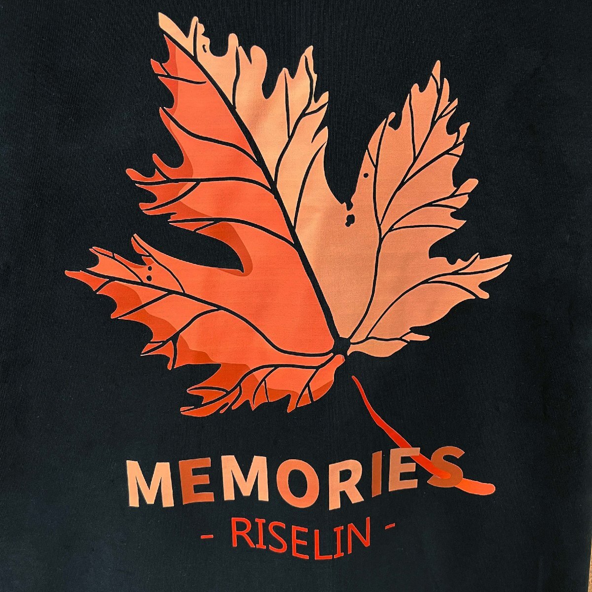 上級ヨーロッパ製※定価4万◆ブルガリア発※RISELIN パーカー 綿100％ ソフト 保温 紅葉柄 上品 スウェット トップス カジュアル XL/50_画像7