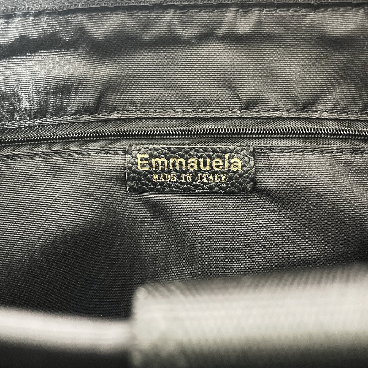 最上級 ブリーフケース 定価12万◆Emmauela・イタリア・ミラノ発◆上質牛革 上品 2way 薄型 トートバッグ 鞄 通勤 ビジネス 紳士 メンズ_画像10