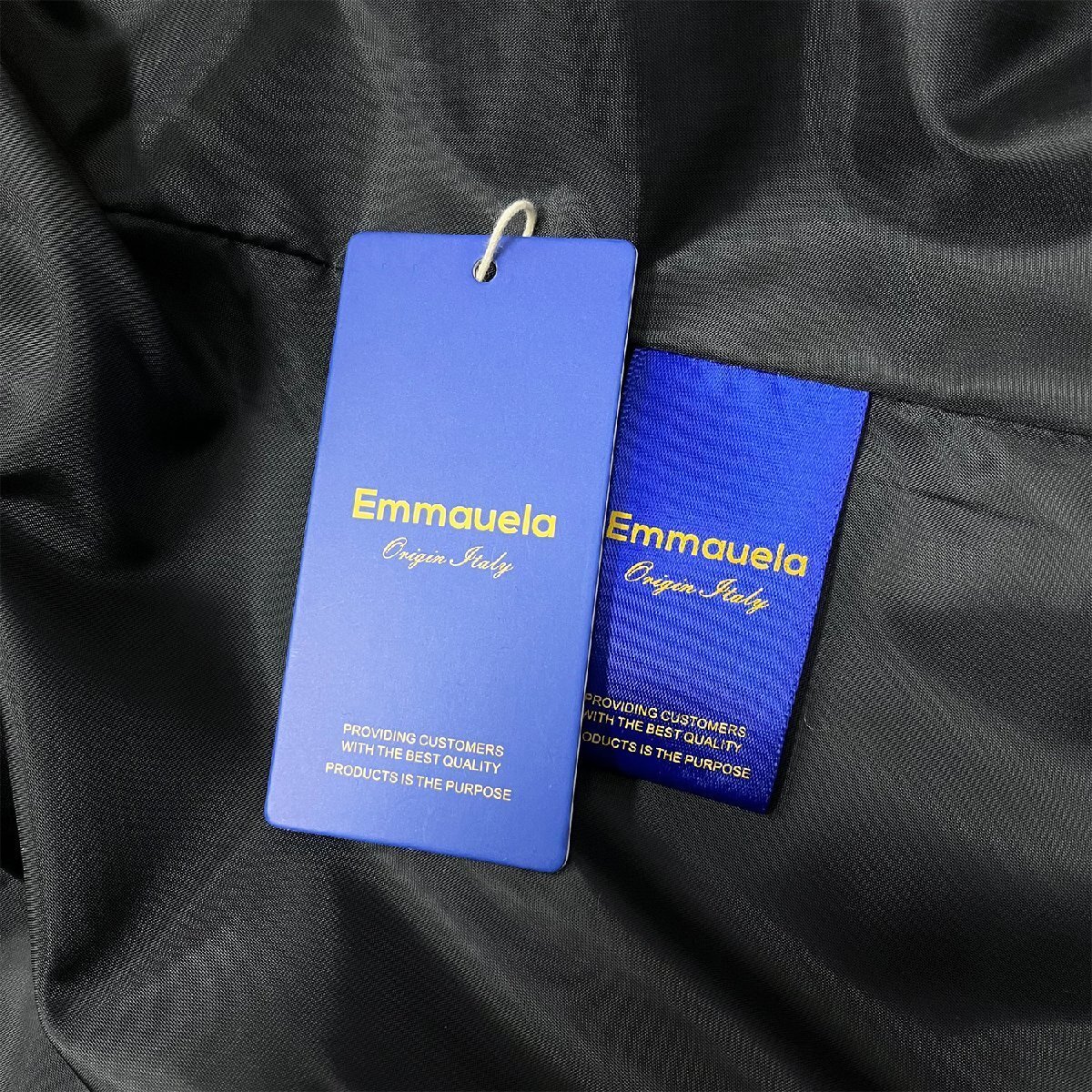 一枚限定・テーラードジャケット 定価7万◆Emmauela・イタリア・ミラノ発◆カシミヤ 無地 スリム 洗練 ビジネス 通勤 レディース 2XL/52_画像9