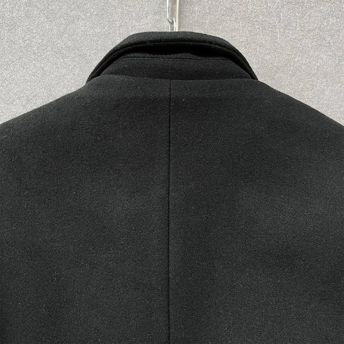 一枚限定・テーラードジャケット 定価7万◆Emmauela・イタリア・ミラノ発◆カシミヤ 無地 スリム 洗練 ビジネス 通勤 レディース 2XL/52_画像5