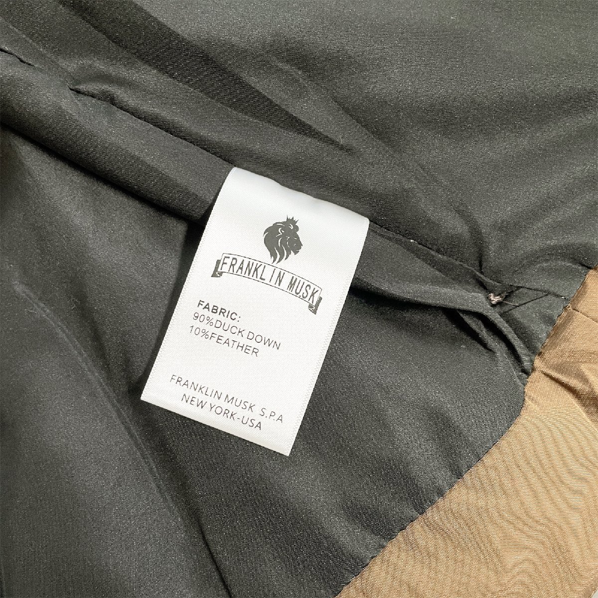 один листов ограничение обычная цена 8 десять тысяч FRANKLIN MUSK* America * New York departure жилет защищающий от холода легкий удобный толстый теплый общий рисунок стиль внешний размер 2