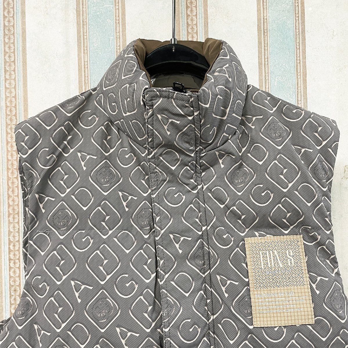  один листов ограничение обычная цена 8 десять тысяч FRANKLIN MUSK* America * New York departure жилет защищающий от холода легкий удобный толстый теплый общий рисунок стиль внешний размер 2