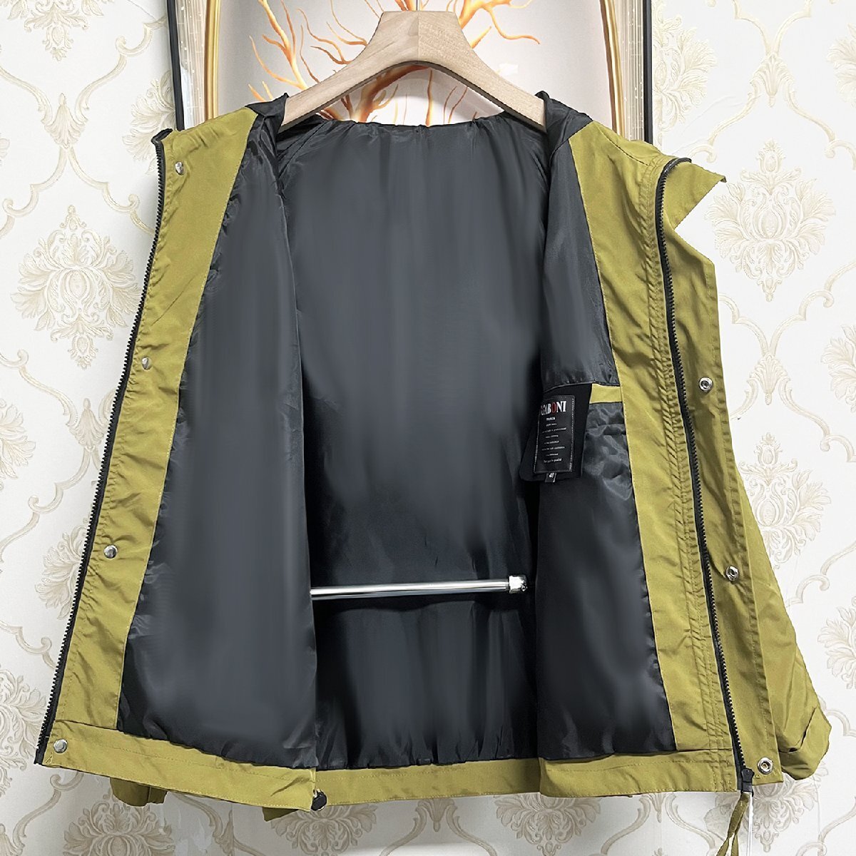 個性EU製&定価6万◆UABONI*Paris*ジャケット*ユアボニ*パリ発◆防風 保温 撥水加工 カジュアル アウター マウンテンパーカー 登山服 M/46_画像3
