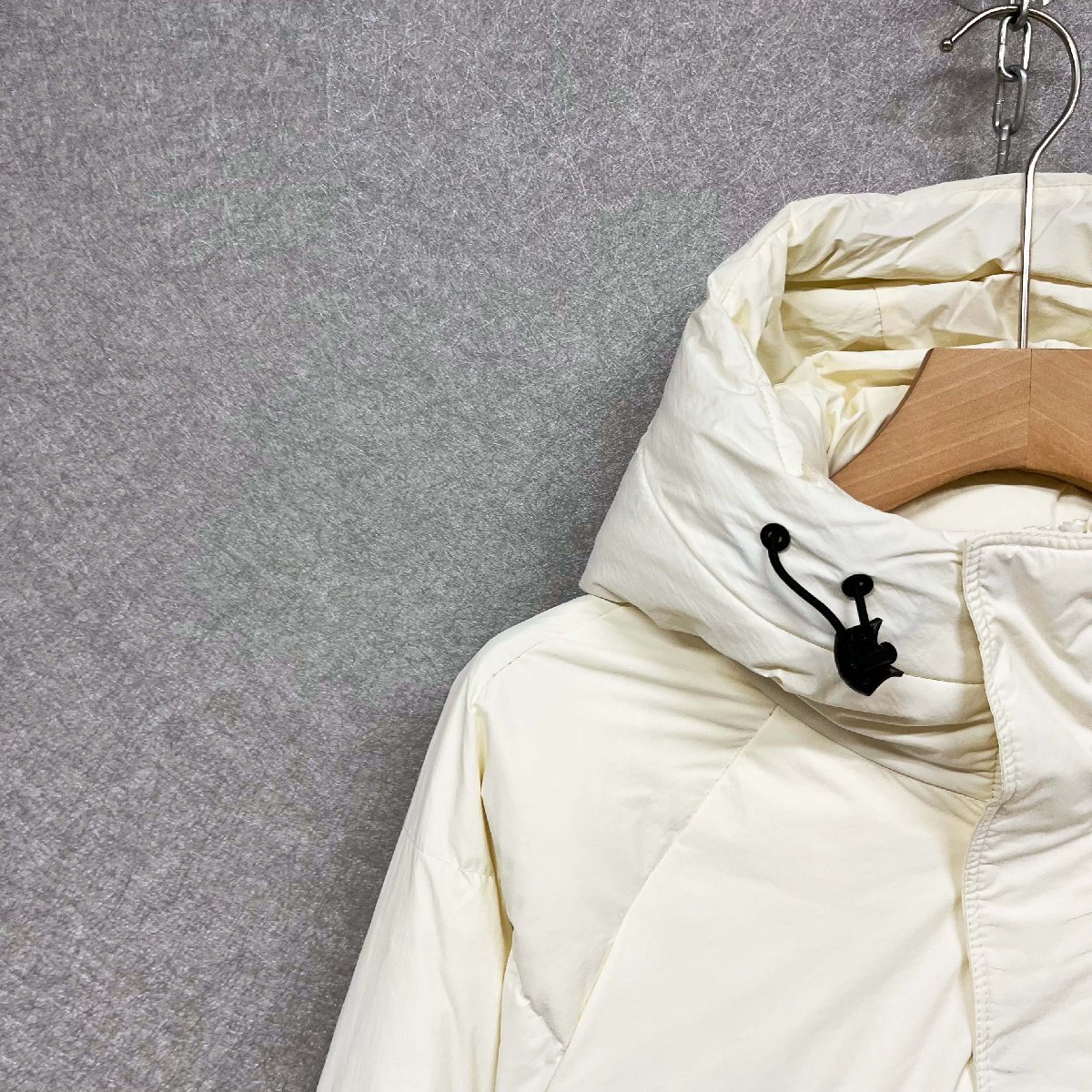 高級・ダウンジャケット 定価11万◆Emmauela・イタリア・ミラノ発◆ダックダウン90% 防風 軽量 ソフト 防寒 アウター ロング丈 XL/50_画像6