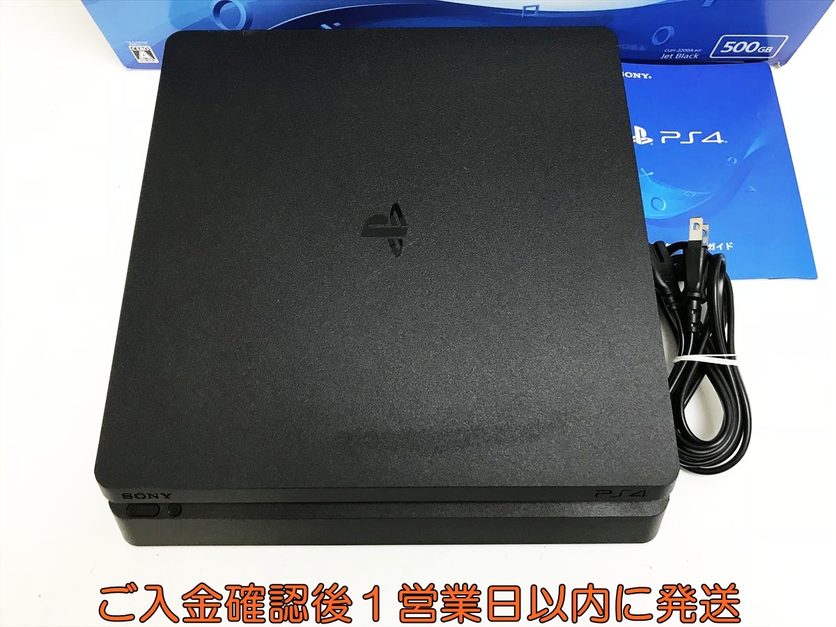 【1円】PS4 本体/箱 セット 500GB ブラック SONY PlayStation4 CUH-2200A 初期化/動作確認済 プレステ4 FW8.50 N06-199tt/G4_画像2