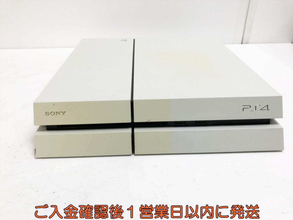 【1円】PS4 本体 500GB ホワイト SONY PlayStation4 CUH-1200A 初期化済 未検品ジャンク プレステ4 FW11.02 N06-210tt/G4_画像2