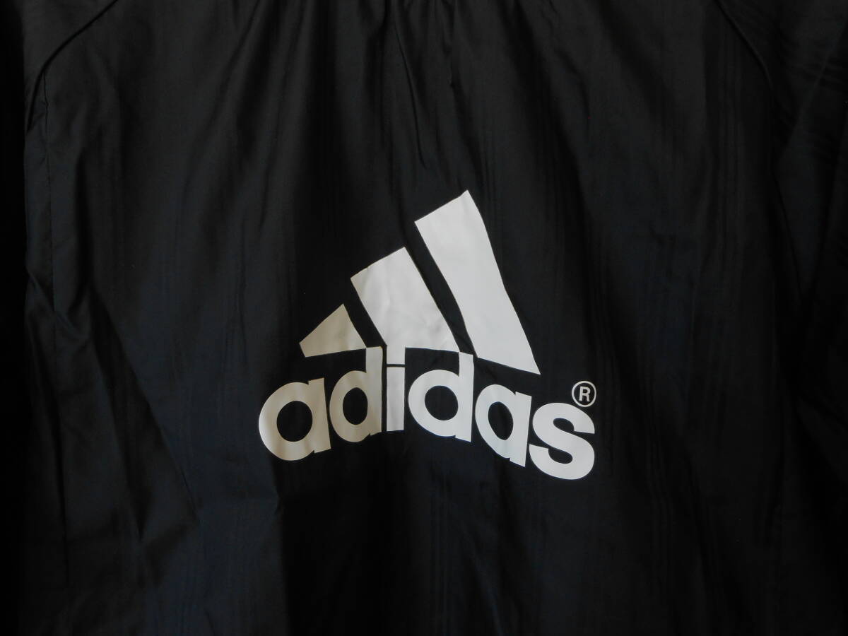 adidas　アディダス　　ピステ/ウインドブレーカー　　黒　サイズL　　　送料185円_画像2
