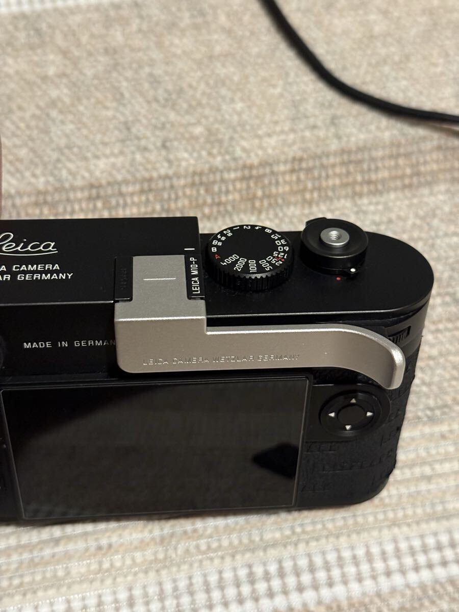 未使用品 ライカ Leica CL Leica M typ240用 サムレスト シルバー 19509 Leica M10にも装着可能_画像5