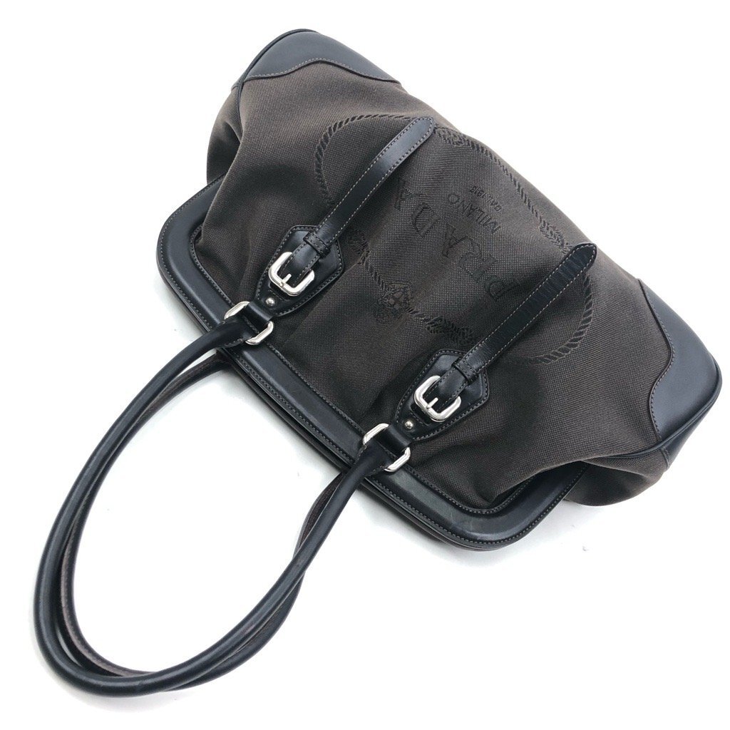  хорошая вещь PRADA Prada Logo ja карта сумка на плечо камыш . большая сумка dokta-z сумка ручная сумочка треугольник Logo светло-коричневый тон стандартный товар максимальное снижение нет 