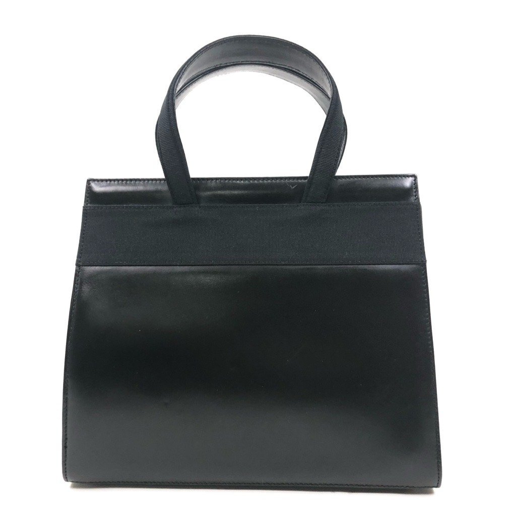  хорошая вещь Salvatore Ferragamo Ferragamo vala2WAY сумка ручная сумочка сумка на плечо машина f кожа лента чёрный / Gold металлические принадлежности максимальное снижение нет 