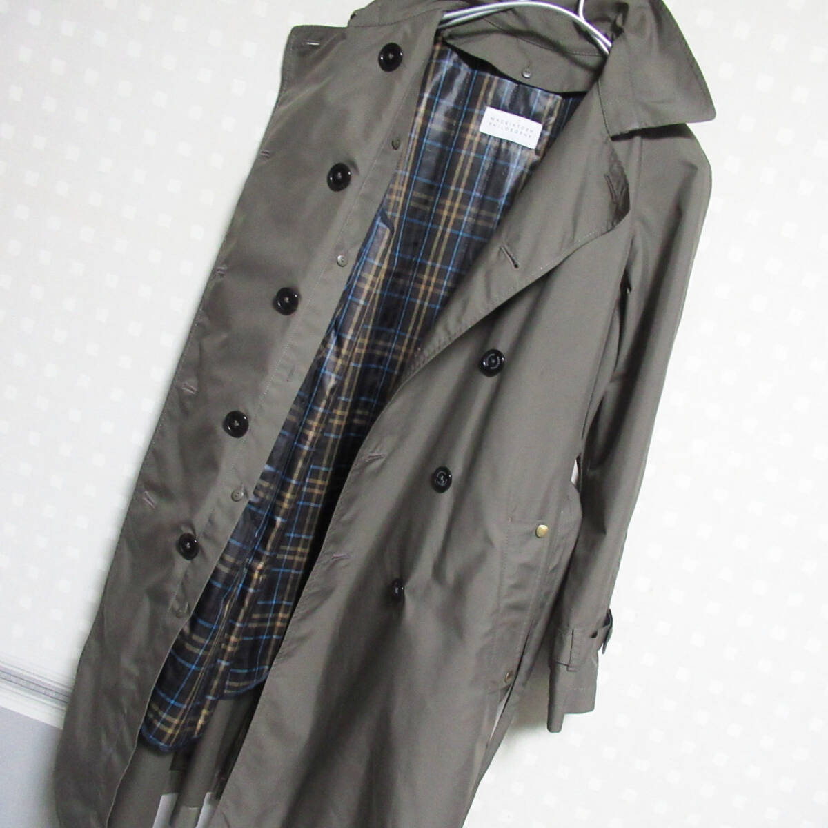 D14★マッキントッシュ MACKINTOSH★ライナー付き トレンチコート36★×_画像4
