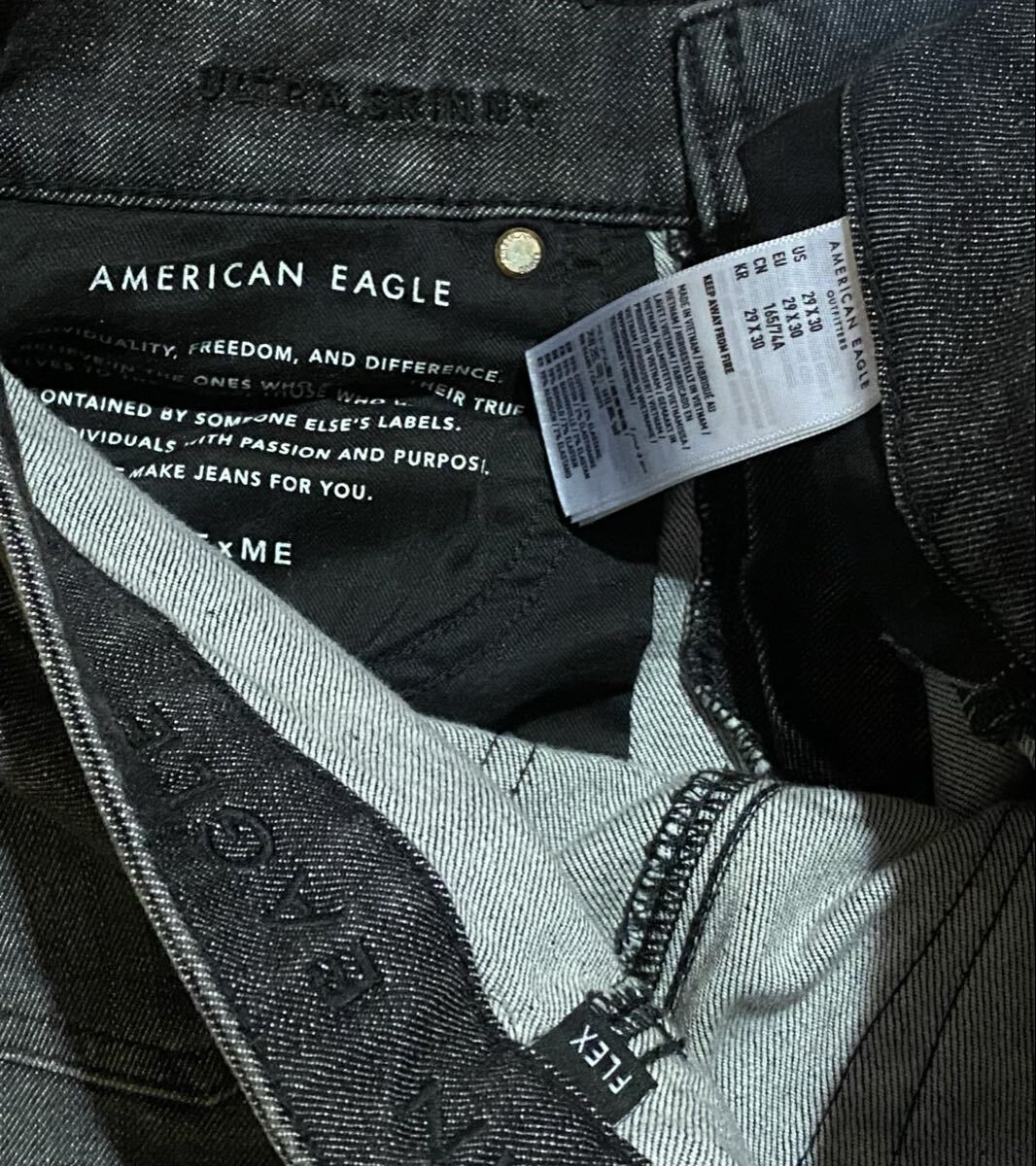 ■AMERICAN EAGLE OUTFITTERS■アメリカンイーグルのストレッチスキニーデニム(ジーンズ)■W29_画像5
