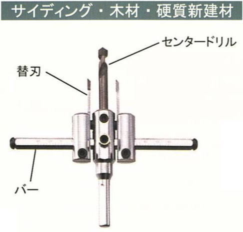 No.36T 超硬自在錐 サイディング・木材・硬質新建材 30～120mm スターエム STAR-M_画像2