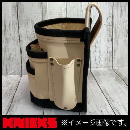 新品 ニックス KNB-301DD 総ヌメ革使用3段腰袋(バリスティック生地補強タイプ) KNICKS_画像7