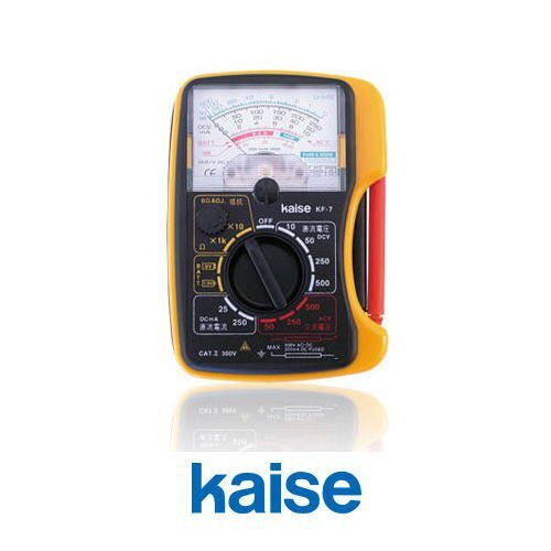 新品 KF-7 カイセ アナログテスター テストリード一体型 計測器 アナログマルチメータ_画像1
