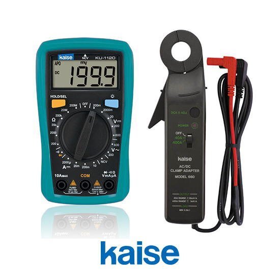 新品 デジタルサーキットテスター クランプアダプタセット KU-1120+660 カイセ kaise KU1120_画像1