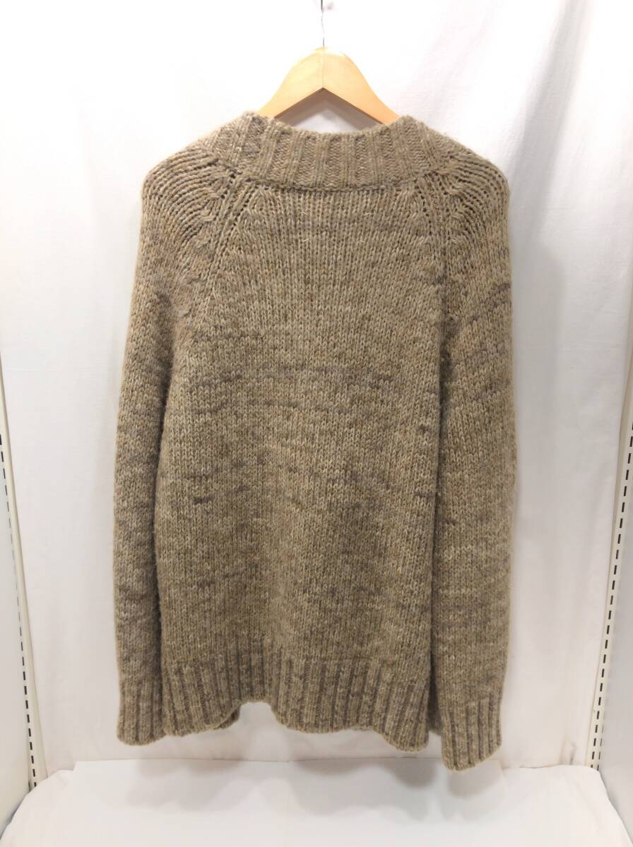 Maison Margiela ローゲージ カーディガン メンズ M ライトブラウン系 ベージュ アルパカxウール混 ニット メゾン マルジェラ SS-411698_画像2