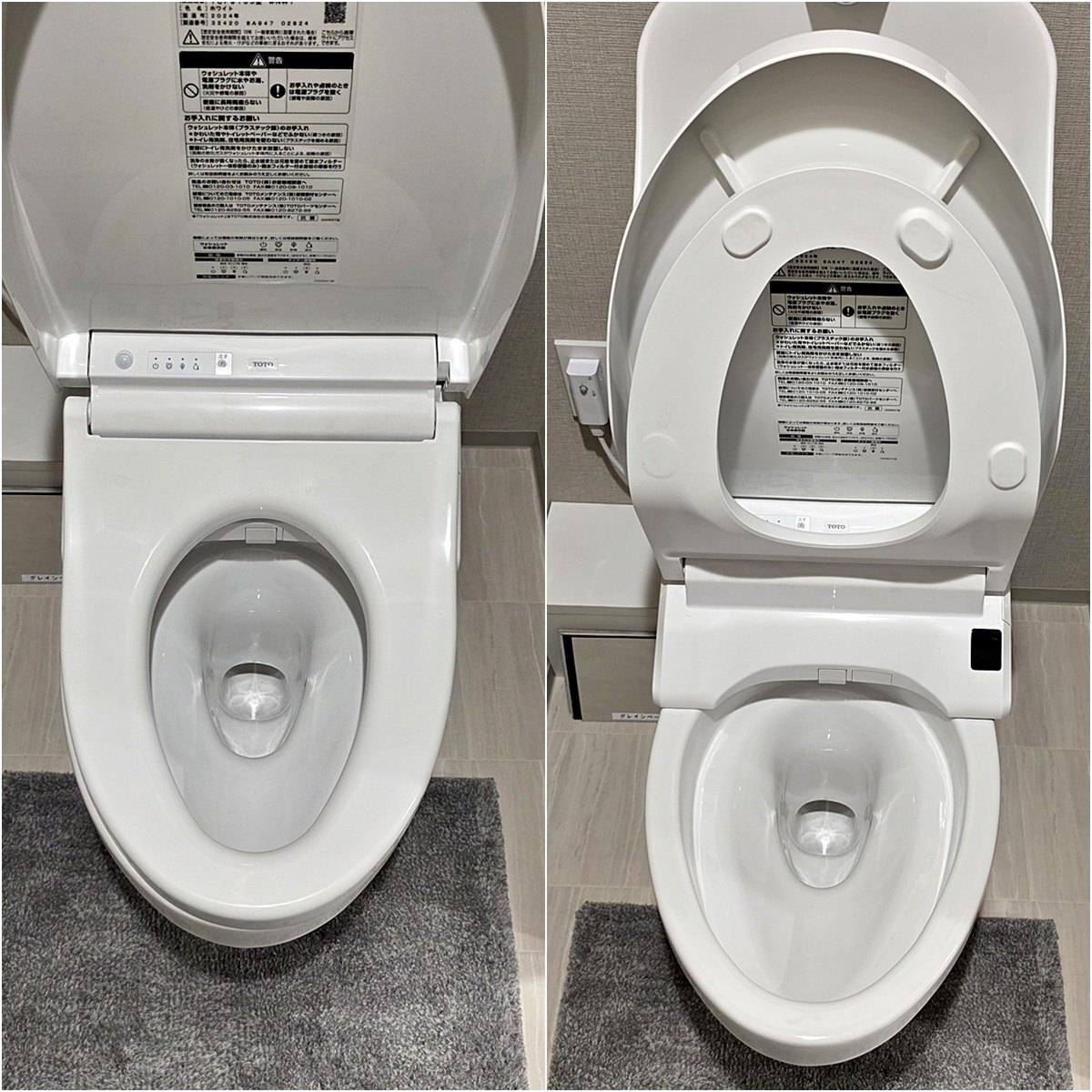 【大阪】TOTO製 ウォシュレット一体型トイレ ZJ2シリーズ 機能部：TCF9153/便器：CS348BP/壁排水/2024年/モデルR展示設置品【PRO18】_画像3