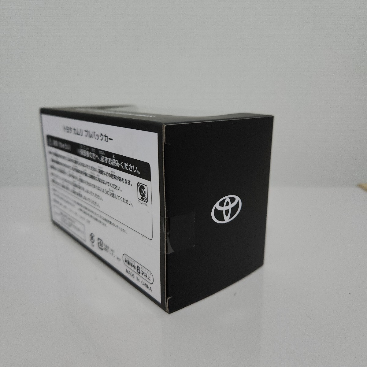 希少！非売品！トヨタカムリ WS 後期 プラチナホワイトパールマイカ アティチュードブラック ツートン カラーサンプル プルバック ミニカー_画像3