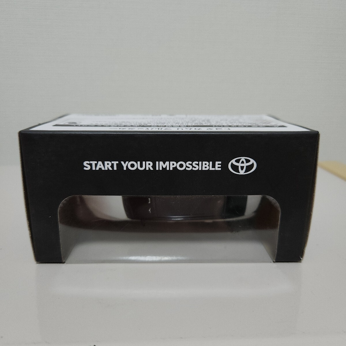 希少！非売品！トヨタカムリWS 後期 プラチナホワイトパールマイカ アティチュードブラック ツートン カラーサンプル プルバックミニカー②_画像2