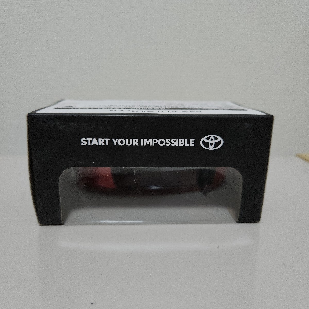 希少！非売品！トヨタカムリ WS 後期 エモーショナルレッドII アティチュードブラック ツートン カラーサンプル プルバック ミニカー ②_画像2