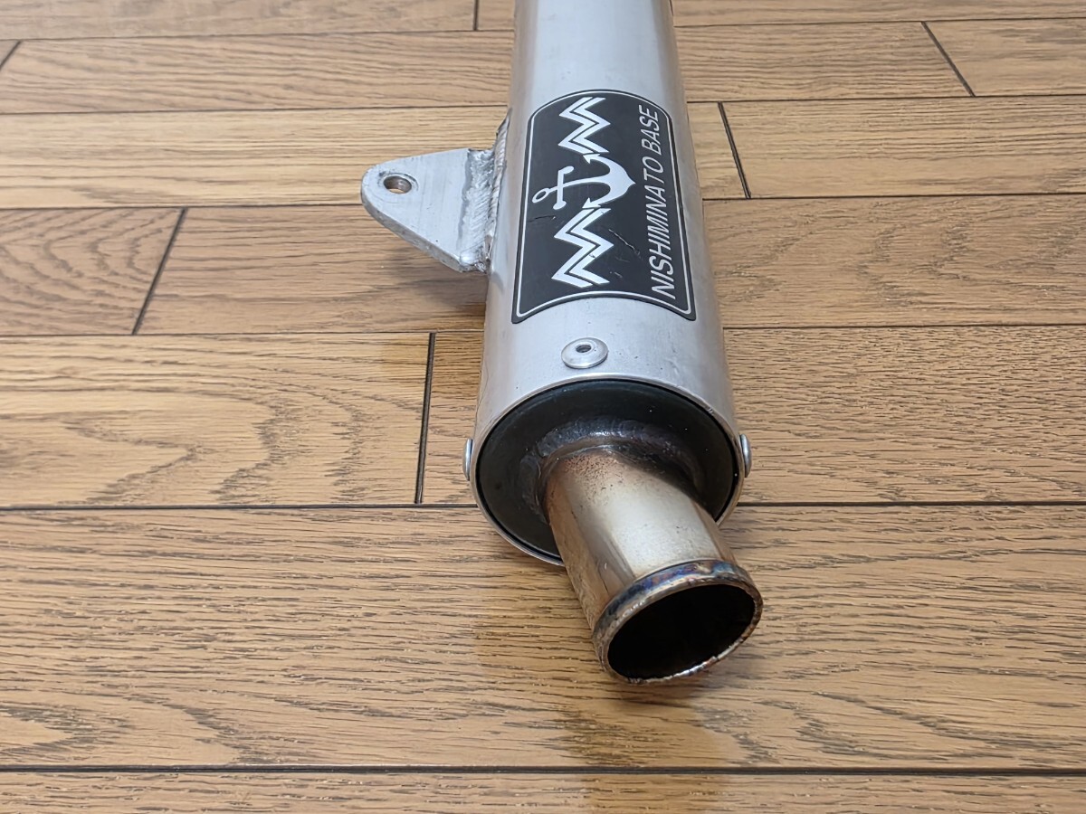 ウルフ125　西港ベース　ワンオフチャンバー　NF13A チャンバー_画像3