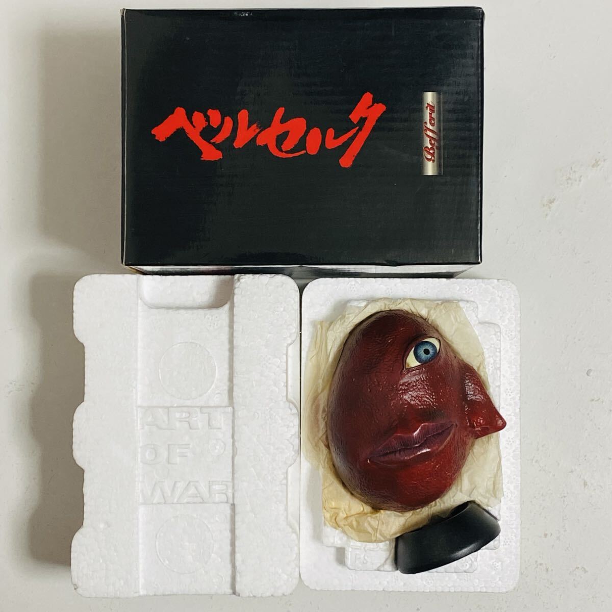 【美品】ART OF WAR アートオブウォー BERSERK ベルセルク Befferit ベヘリット 赤 緑 セット フィギュア_画像2